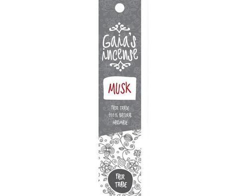 Gaias incense Musk - 15 sticks, Maison & Meubles, Accessoires pour la Maison | Bougeoirs & Bougies, Envoi