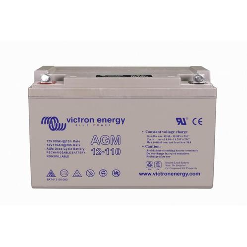 Victron 12V 110Ah (C20) AGM Deep Cycle-accu M8 Bolt, TV, Hi-fi & Vidéo, Batteries, Envoi