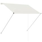 Zonneluifel Creme 100x150 | Retour Deal | OP = OP, Tuin en Terras, Verzenden, Nieuw, Minder dan 250 cm, Uitvalscherm