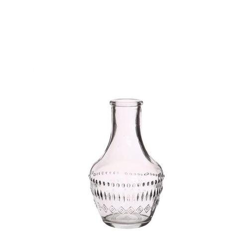 Gekleurd glazen flesje milano clear  / stuk bottle h.10 ø6, Hobby en Vrije tijd, Knutselen, Nieuw