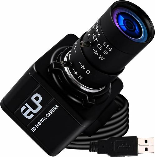 4K USB-camera met handmatige zoom voor PC - 8MP webcam Va..., TV, Hi-fi & Vidéo, Photo | Studio photo & Accessoires, Envoi