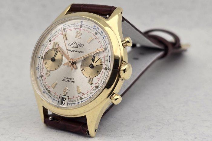 Chronographe Suisse - Kriter - Cal. Landeron 189 - Sans prix, Handtassen en Accessoires, Horloges | Heren