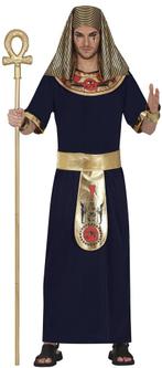 Farao Kostuum Zwart Goud Heren, Kleding | Heren, Nieuw, Verzenden