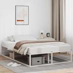vidaXL Bedframe zonder matras 120x200 cm wit, Verzenden