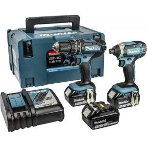 Makita dlx2131jx combopack perceuse à percussion (dhp482) et