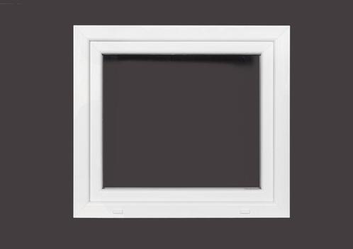 PVC raam draai kiep b90xh60 cm wit, Doe-het-zelf en Bouw, Glas en Ramen, Dubbelglas, Nieuw, Gevelraam of Ruit, Minder dan 80 cm