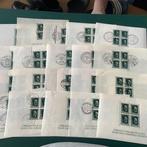 Duitse Rijk 1937 - 20 keer geperforeerd Hitler-blok met, Postzegels en Munten, Gestempeld