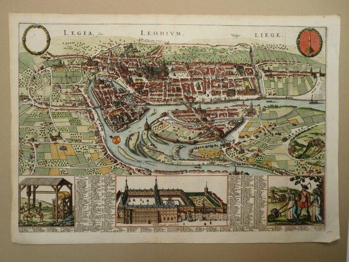 Pays-Bas - Liège / Luik; Pieter Vander Aa - Legia Leodium, Boeken, Atlassen en Landkaarten