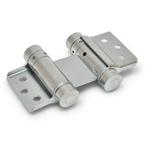 Bommer scharnier dubbelwerkend 50 mm zilvergrijs, Doe-het-zelf en Bouw, Nieuw, Overige materialen, Klink of Kruk