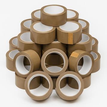 Set van 30 rollen budget verpakkingstape (48 mm x 50 meter, beschikbaar voor biedingen