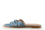 Manfield Slippers in maat 38 Blauw, Kleding | Dames, Schoenen, Slippers, Zo goed als nieuw, Manfield, Verzenden