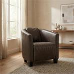 Leren fauteuil Press Special - Vintage Elephant, Huis en Inrichting, Nieuw, Ophalen of Verzenden, Eigentijds, Klassiek, Retro, Romantisch, Vintage