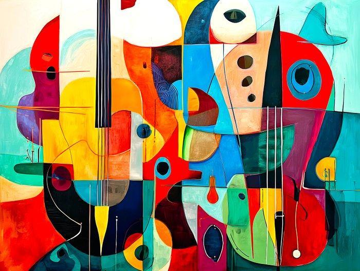 Marta Ellie (1985) - Symphony in Color XXL, Antiquités & Art, Art | Objets design