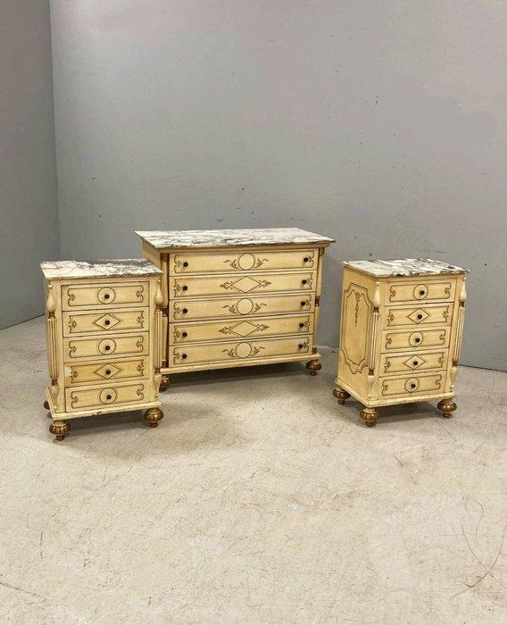 Manifattura Italiana - stile Napoletano - Ladekast (3) -, Antiek en Kunst, Curiosa en Brocante