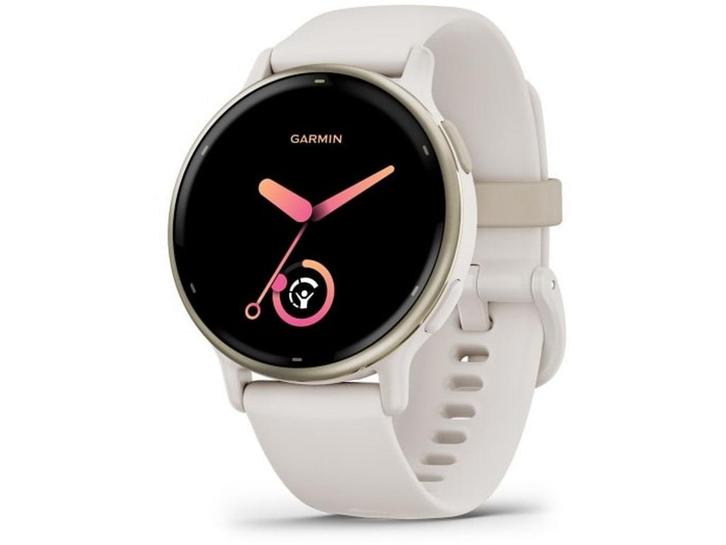 Garmin vívoactive 5 - Smartwatch - AMOLED-scherm - Wit, Handtassen en Accessoires, Smartwatches, Zo goed als nieuw, Verzenden