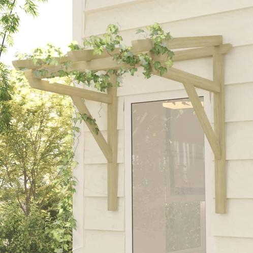 vidaXL 318569  Deurluifel 100x100x80 cm geïmpregneerd, Tuin en Terras, Zonneschermen, Nieuw, Verzenden