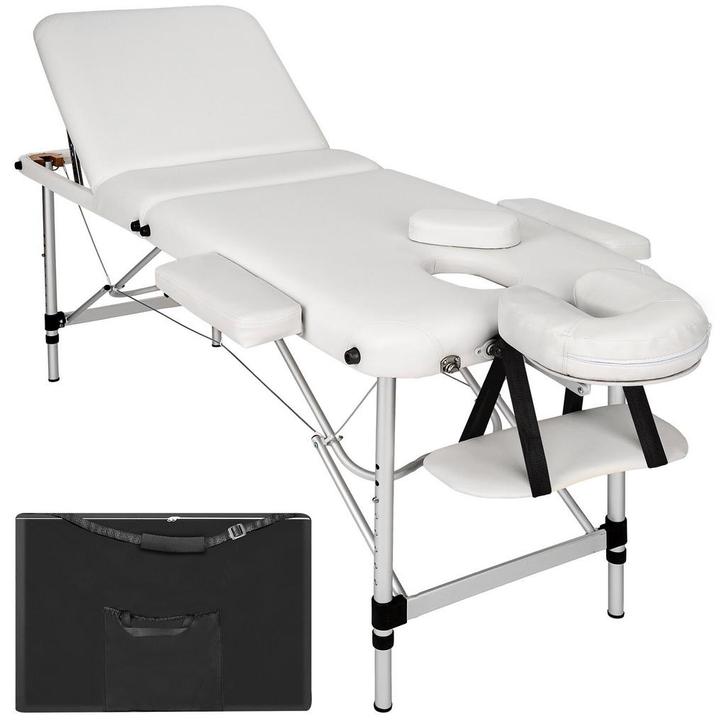 tectake 3 zones massagetafel met 5cm vulling en aluminiumfra, Sport en Fitness, Massageproducten, Verzenden