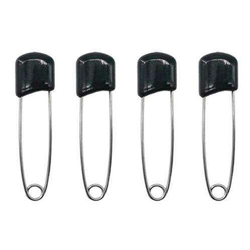 Fako Bijoux® - 4 Veiligheidsspelden Met Beschermkap -, Handtassen en Accessoires, Broches, Verzenden