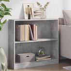 vidaXL Boekenkast 80x24x75 cm bewerkt hout betongrijs, Huis en Inrichting, Kasten | Boekenkasten, Verzenden, Nieuw