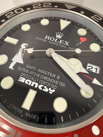 ArtPej - Horloge XL Rolex Feat Banksy