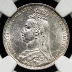 Verenigd Koninkrijk. Victoria. 1 Shilling 1889 - NGC, Postzegels en Munten