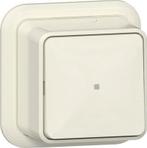 Gira Opbouw Drukknop Schakelaar Met Controlevenster - 315210, Verzenden, Nieuw