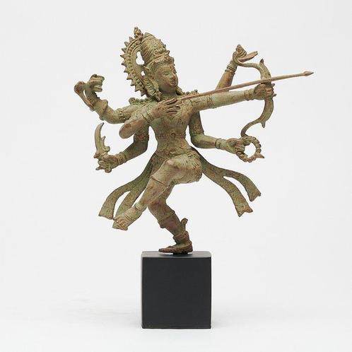 Beeld, No Reserve Price - Patinated Rama in a Dancing Pose, Antiek en Kunst, Kunst | Designobjecten