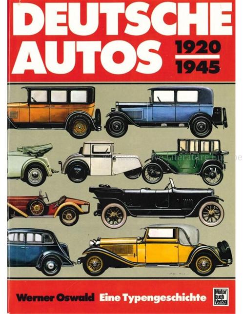 DEUTSCHE AUTOS 1920 -1945, ALLE DEUTSCHEN PERSONENWGEN DER.., Boeken, Auto's | Folders en Tijdschriften, Ophalen of Verzenden