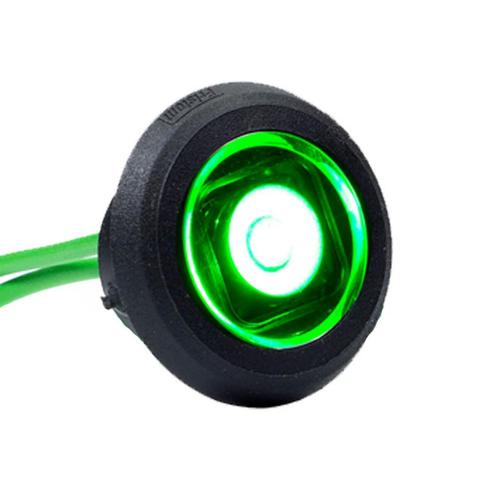 LED markeerlamp rond GROEN, Autos : Pièces & Accessoires, Éclairage, Enlèvement ou Envoi