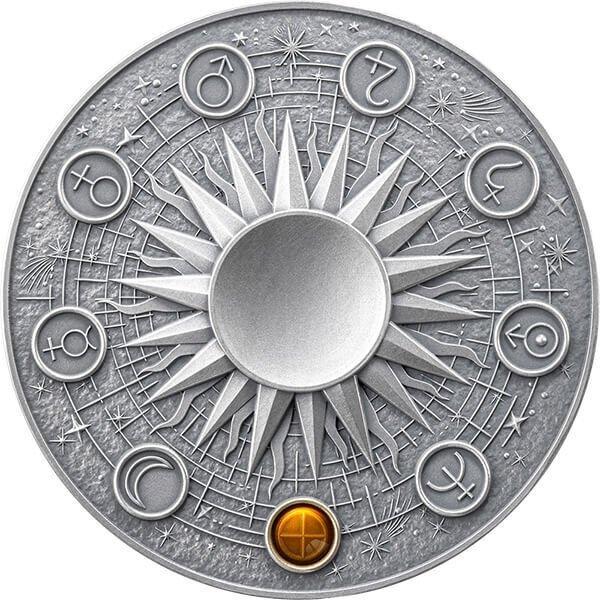 Ghana. 10 Cedis 2024 Earth - Solar System - Antique finish,, Postzegels en Munten, Munten | Europa | Niet-Euromunten