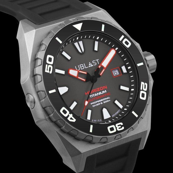 Ublast - Horizon Titanium - Professional Diver -, Bijoux, Sacs & Beauté, Montres | Hommes