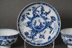 Kangxi (1662-1722) - Kop en schotel (3) - Birds, Hares,
