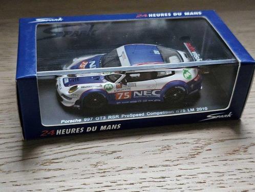 Spark 1:43 - Model raceauto - ProSpeed Porsche 997 GT2 RSR, Hobby en Vrije tijd, Modelauto's | 1:5 tot 1:12