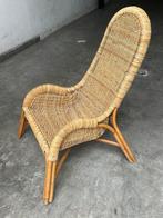 Fauteuil - Bamboe, Rattan - Rotan fauteuil, Antiek en Kunst