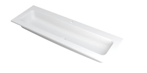 INK Wastafel Faktor polystone centraal met 1 kraangat 140 cm, Doe-het-zelf en Bouw, Sanitair, Overige typen, Nieuw, Ophalen of Verzenden