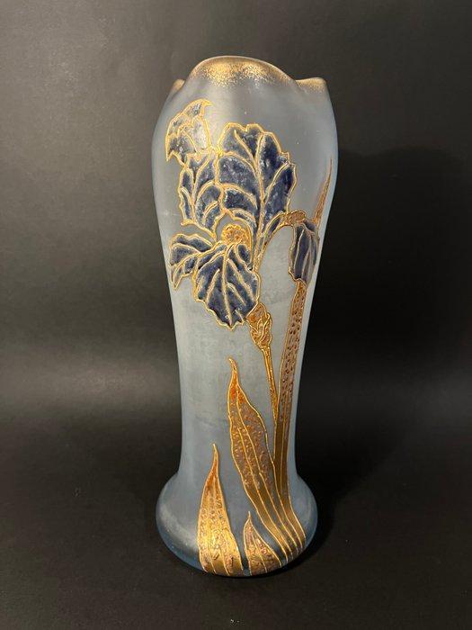 Legras & Cie., Montjoye - François-Théodore Legras - Vase -, Antiquités & Art, Antiquités | Verre & Cristal
