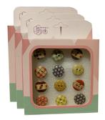 Set van 36 leuke punaises in doosjes (model: kleine knoopje, Doe-het-zelf en Bouw, Nieuw, Verzenden
