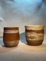 Giancarlo Oddone (attr.) - Vaas (2) - Steengoed, Majolica,