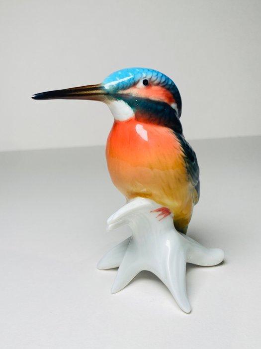 Karl Ens, Volkstedt - Beeldje - Kingfisher - Porselein, Antiek en Kunst, Antiek | Glaswerk en Kristal