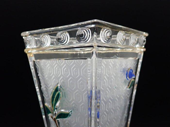 Baccarat - Vaas - Kristal - Japonisme emaille vaas, Antiek en Kunst, Antiek | Glaswerk en Kristal