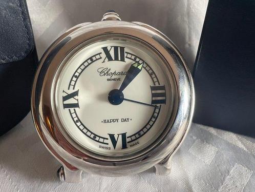 Horloges de table/bureau - Chopard Happy Day. - Acier, Cuir, Antiek en Kunst, Antiek | Klokken
