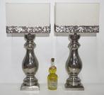 Wandlamp - Vintage set uit 1980 in robuust chroom met XXL