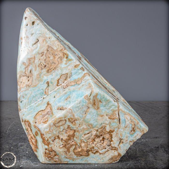 Zeldzame natuurlijke groene en blauwe aragoniet Vrije vorm-, Antiek en Kunst, Curiosa en Brocante