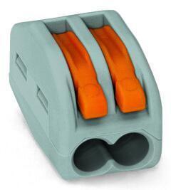 Wago 222 Draadverbinder - 222-412 [50 Stuks], Doe-het-zelf en Bouw, Elektriciteit en Kabels, Verzenden