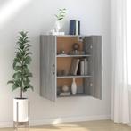 vidaXL Hangkast 69,5x34x90 cm bewerkt hout grijs sonoma, Huis en Inrichting, Kasten | Overige, Verzenden, Nieuw