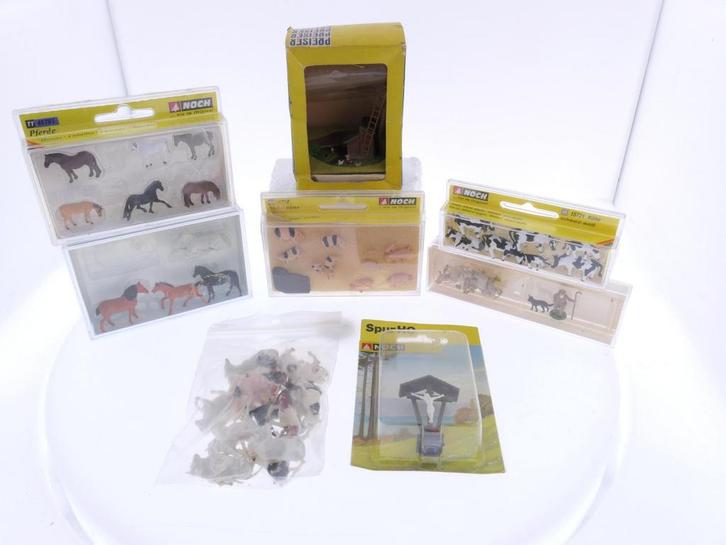 Schaal H0 & TT Preiser 549 & 14150, Noch 1712, 45761, 157..., Hobby en Vrije tijd, Modeltreinen | H0, Brug, Tunnel of Gebouw, Gebruikt