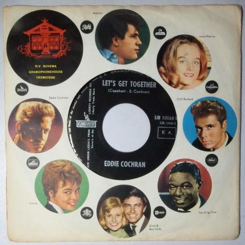Eddie Cochran - Lets Get Together / Rock N Roll Blues -..., Cd's en Dvd's, Vinyl Singles, Single, Gebruikt, 7 inch, Pop