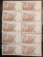 Zweden. - 10 x 20 Kronor - various dates - Pick 63 (Zonder, Postzegels en Munten