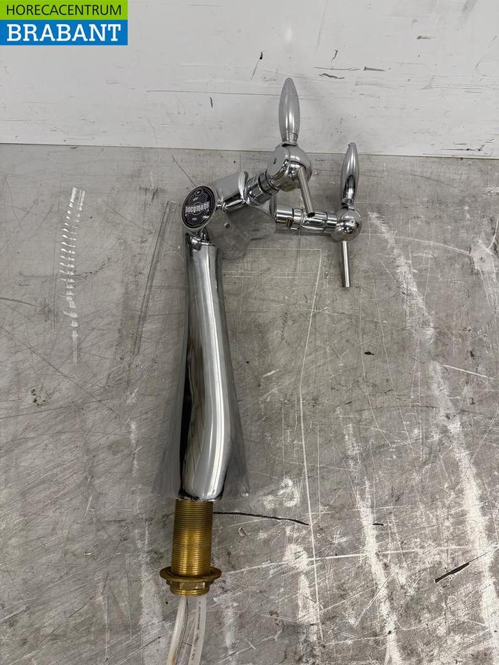 RVS Biertap Tapkraan Tapzuil 2 Kranen Horeca Cafe, Zakelijke goederen, Horeca | Keukenapparatuur, Ophalen of Verzenden