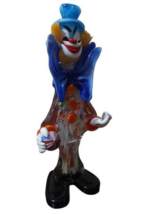 Beeld, Collezione clown - 36 cm - Glas, Antiek en Kunst, Curiosa en Brocante